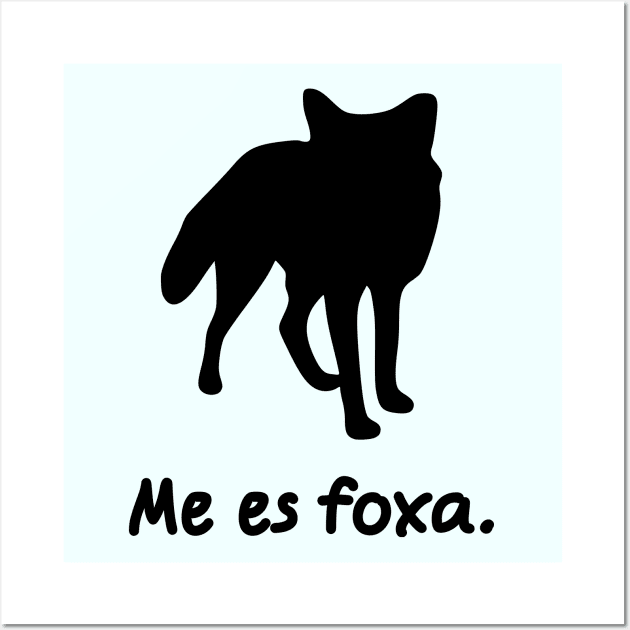 I'm A Fox (Lingwa de Planeta) Wall Art by dikleyt